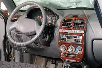 Hyundai Accent Console-Mahogany Veneer 2001-2005 14 Pieces