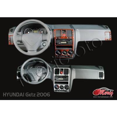 Hyundai Getz Konsol-Torpido Kaplama 2005-2010 4 Parça
