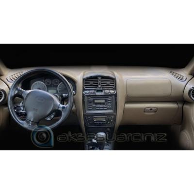 Hyundai Santafe Piano Black Kaplama 2002-2006 9 Parça