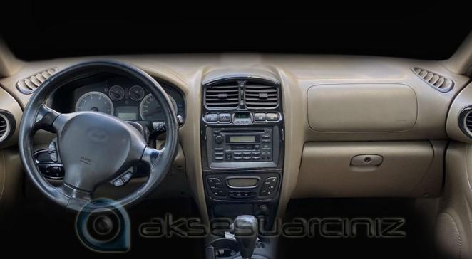 Hyundai Santafe Piano Черное покрытие 2002-2006 гг., 9 шт.