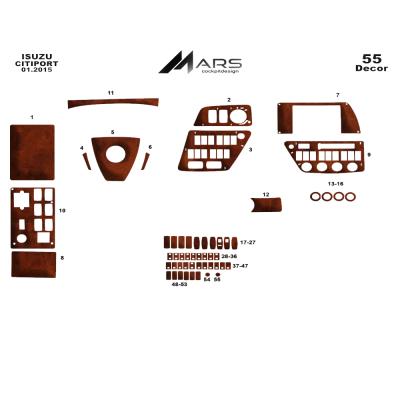 Isuzu City Port Konsol-Torpido Kaplama 2015-