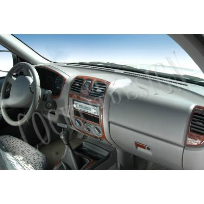 Isuzu D Max Çift Kabin 4X4 Konsol-Torpido Kaplama 2005-2006 6 Parça
