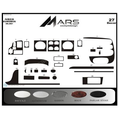 Iveco Eurobus Konsol-Torpido Kaplama 2006 27 Parça