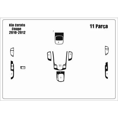 Kia Cereto Coupe Torpido/Konsol Kaplama 2010-2012