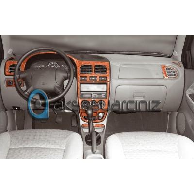 Kia Rio Konsol-Torpido Kaplama 2000-2002 9 Parça