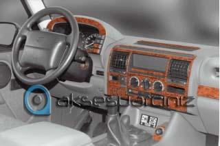 Land Rover Discovery Konsol-Torpido Kaplama 1990-1998 30 Parça