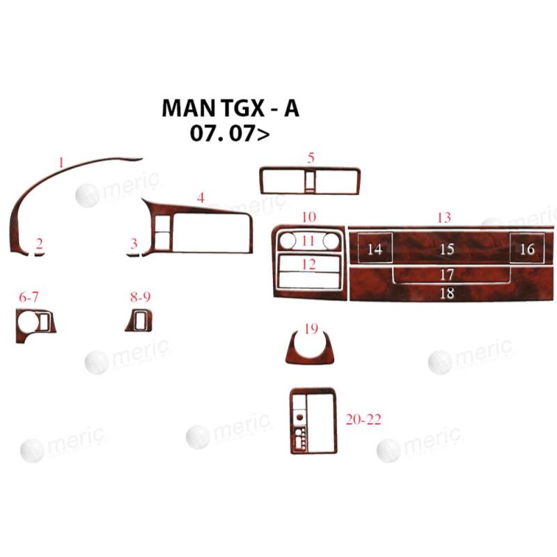 Man TGX-Torpido Kaplama 2007 22 Parça