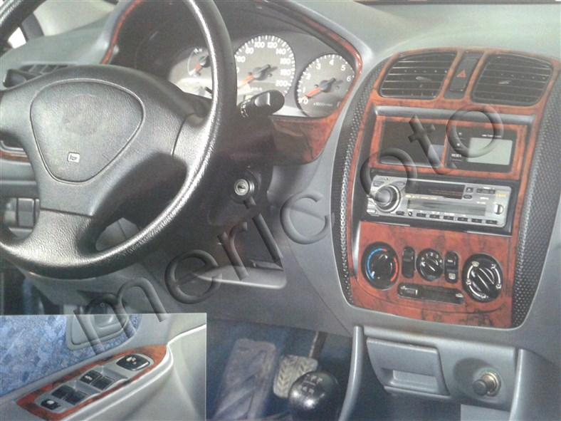 Mazda 323 FS Armaturenbrett- und Konsolenverkleidung 1998-2000 9 teilig