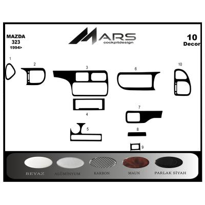 Mazda 323 S Konsol-Torpido Kaplama 1994 10 Parça