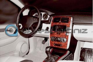 Консоль Mercedes A/B Series, шпон красного дерева 2004 г., 8 шт.