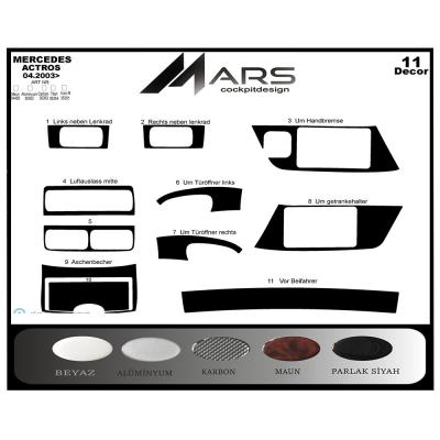 Консоль Mercedes Actros шпон красного дерева 2003-2011 1 шт.