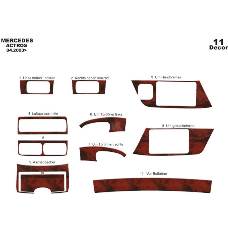 Mercedes Actros Torpido Kaplama 2003-201 49 Parça