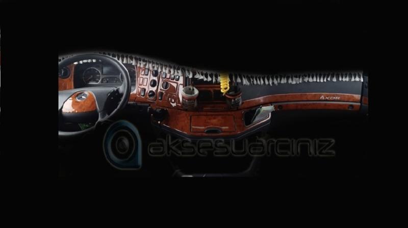 Mercedes Atego Axor Консоль шпон красного дерева 2004 г. 41 шт.