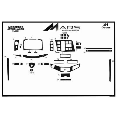 Mercedes Atego Axor Torpido Kaplama 2004 41 Parça