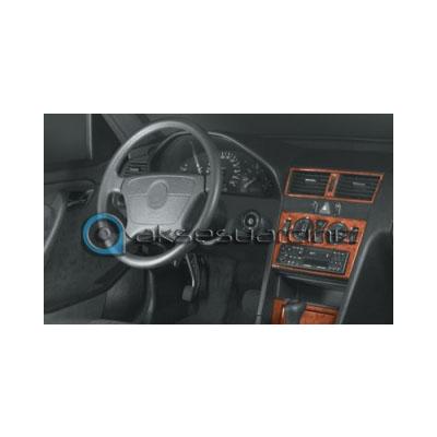 Mercedes C Series Console-Mahogany Veneer 1995-1997 12 Pieces