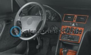 Консоль Mercedes C Series, шпон красного дерева 1995-1997 гг., 12 шт.