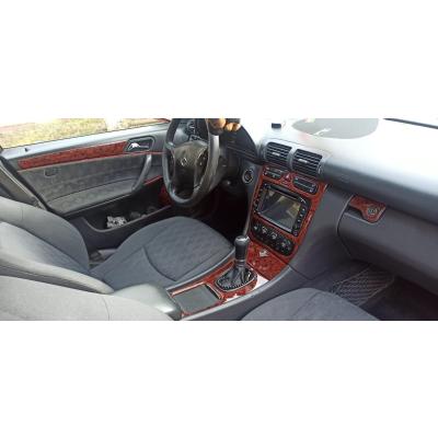 Mercedes C Series Console-Mahogany Veneer 2000-2006 16 Pieces