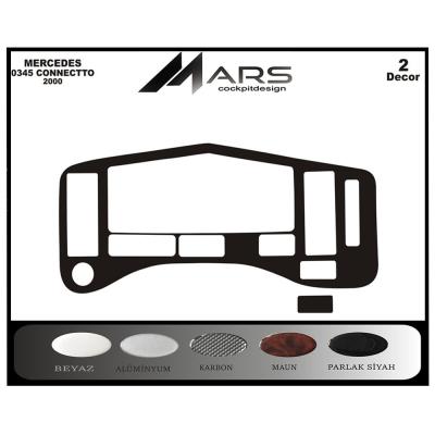 Mercedes Connecto 0345K Консоль-шпон красного дерева 1997-2001 гг. 2 шт.