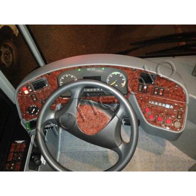 Консоль Mercedes Connecto шпон красного дерева 2013 51 шт.