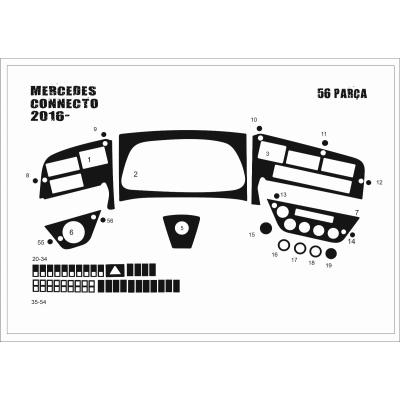 Mercedes Connecto Konsol-Torpido Kaplama 20163 56 Parça