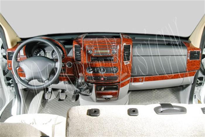 Mercedes Sprinter-Crafter Console-Mahogany Veneer 2006 50 Pieces
