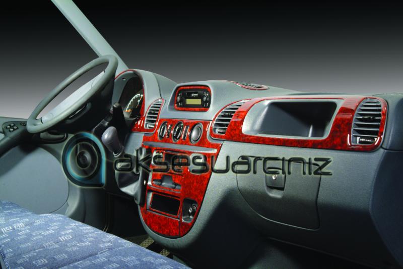 Mercedes Sprinter Armaturenbrett- und Konsolenverkleidung 2000-2006 24 teilig