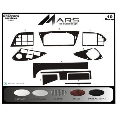Mercedes Tourismo Konsol-Torpido Kaplama 2012 10 Parça