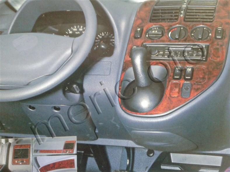 Консоль Mercedes Vito Caravan шпон красного дерева 1996-1999 гг., 40 шт.