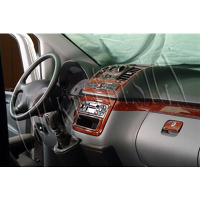 Консоль Mercedes Vito шпон красного дерева 2004-2006 гг., 3 шт.