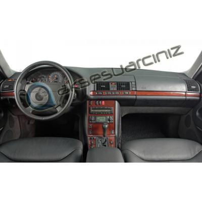 Mercedes W140 Консоль-Шпон красного дерева 20 шт.