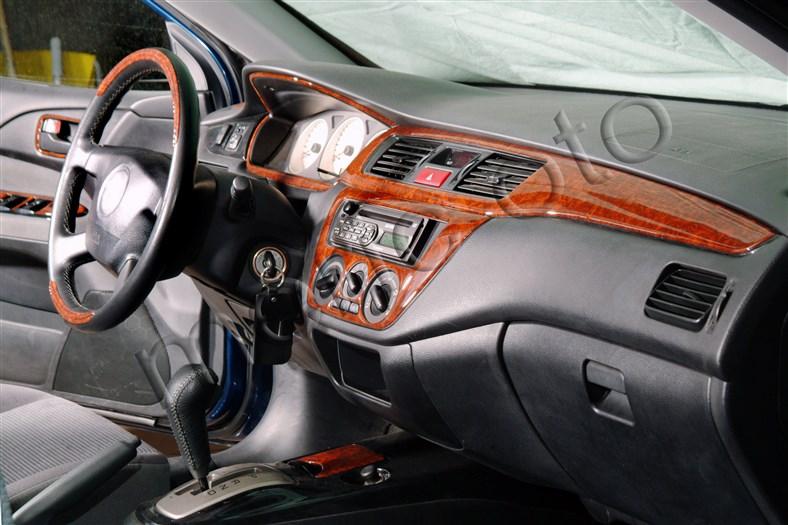 Mitsubishi Colt - Lancer Armaturenbrett- und Konsolenverkleidung 2002 23 teilig