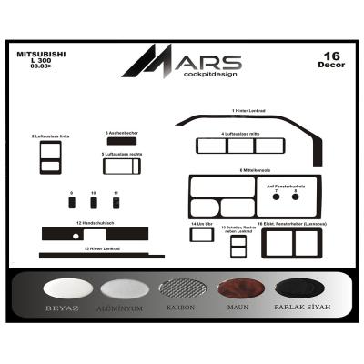 Mitsubishi L300 Konsol-Torpido Kaplama 1988 16 Parça