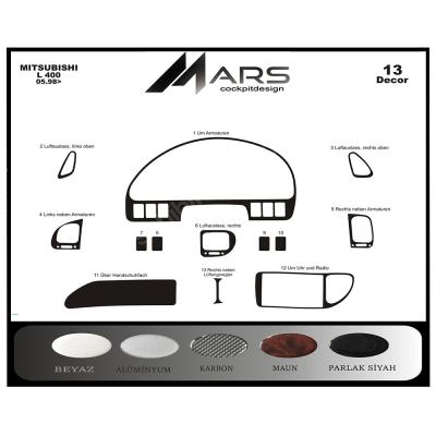 Mitsubishi L400 Konsol-Torpido Kaplama 1998-2006 13 Parça