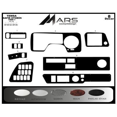 Mitsubishi Safir Konsol-Torpido Kaplama 1999-2010 8 Parça