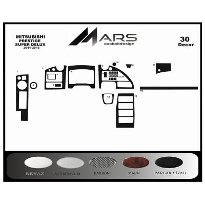 Mitsubishi Temsa Prestige Konsol-Torpido Kaplama 2010 - 30 Parça