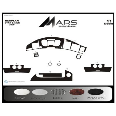 Neoplan Star Liner Konsol-Torpido Kaplama 2009 11 Parça