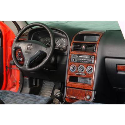 Консоль Opel Astra G, шпон красного дерева 1998-2003 гг., 16 шт.