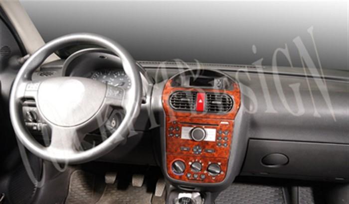 Консоль Opel Combo, шпон красного дерева 2008 г., 3 шт.