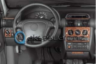 Opel Corsa B / Tigra / Combo Armaturenbrett- und Konsolenverkleidung  1993-2000 10 teilig