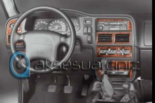 Консоль Opel Frontera, шпон красного дерева 1995-1998 гг., 13 шт.