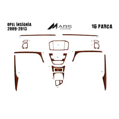 Opel İnsignia Torpido-Konsol Kaplama 2009-2013 16Parça
