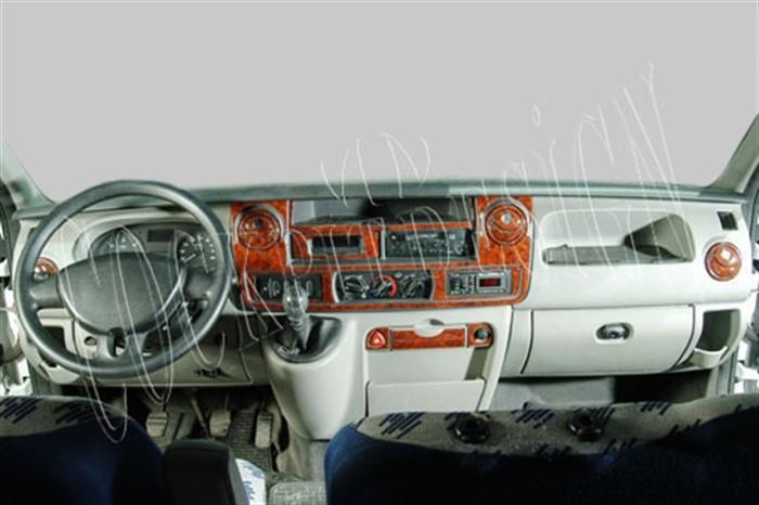 Консоль Opel Movano Master interstar, отделка под красное дерево 2004-2009 гг., 28 шт.