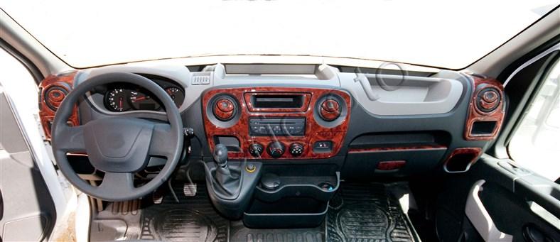 Opel Movano Master interstar Armaturenbrett- und Konsolenverkleidung 2010 23 teilig