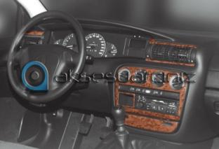 Консоль Opel Omega B, шпон красного дерева 1993-1999 гг., 7 шт.