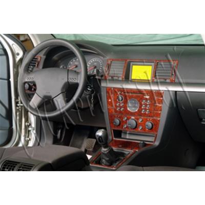 Консоль Opel Vectra C, шпон красного дерева 2002-2008 гг., 22 шт.