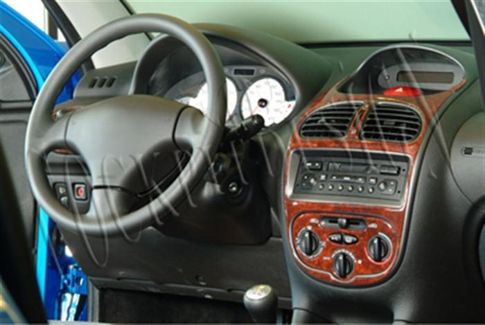 Peugeot 206 Консоль-шпон красного дерева 2001-2010 гг. 10 шт.