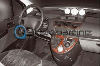 Peugeot 807 Консоль-Шпон красного дерева 2002 г. 4 шт.