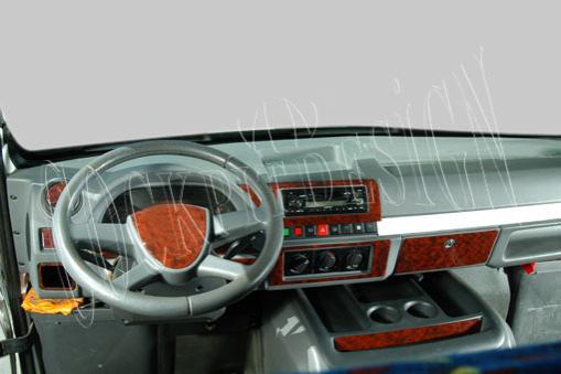 Консоль Peugeot J9 Premier, шпон красного дерева 2006-2010 гг., 18 шт.