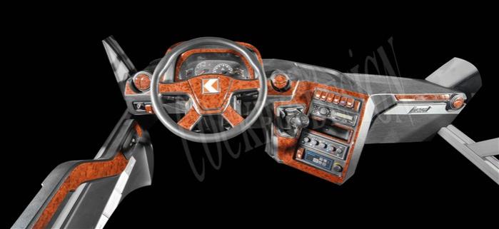 Консоль Peugeot Karsan Jest шпон красного дерева 2013 38 шт.