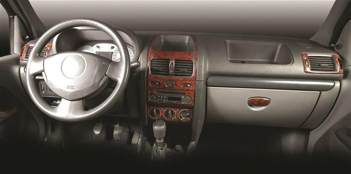 Renault Clio 2 Konsol-Torpido Kaplama 2001-2005 15 Parça